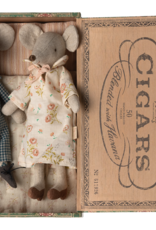Maileg Maileg Grandma and Grandpa Mice in Cigarbox