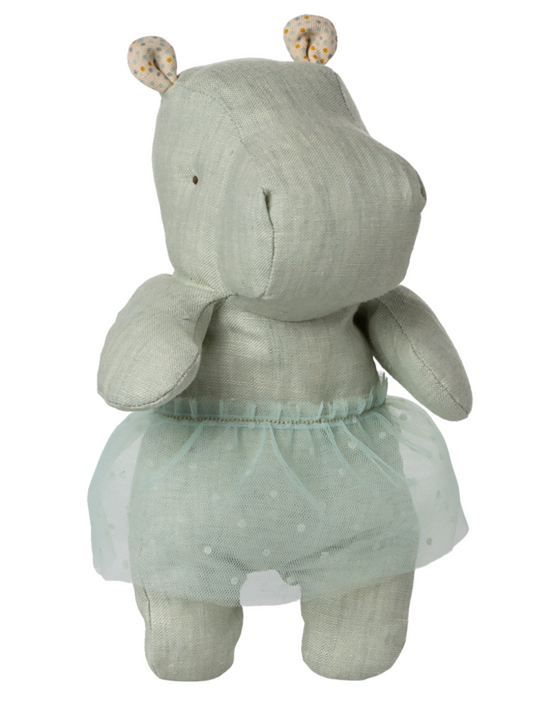 Maileg Maileg Safari Friends Small Hippo With Skirt Mint