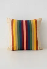 Garza Marfa Cotton Canvas 18" Pillowcase - Earth Spectrum