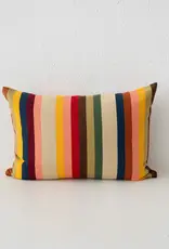 Garza Marfa Cotton Canvas 14x20" Pillowcase - Earth Stripe