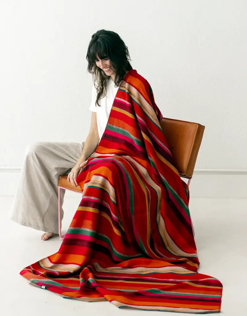 Garza Marfa Desert Blanket - Teal