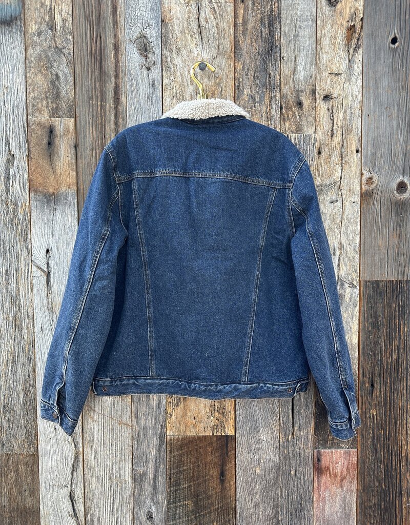 True Grit True Grit Freemont Sherpa-Lined Jacket Indigo