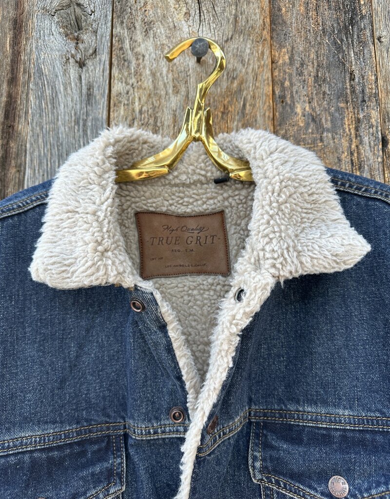 True Grit True Grit Freemont Sherpa-Lined Jacket Indigo