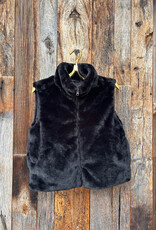 Dylan Dylan Classic Fur Vest Black