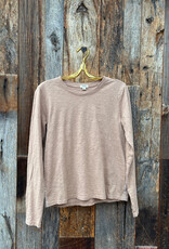 Dylan Dylan Blanket Stitch Classic Tee Light Brown