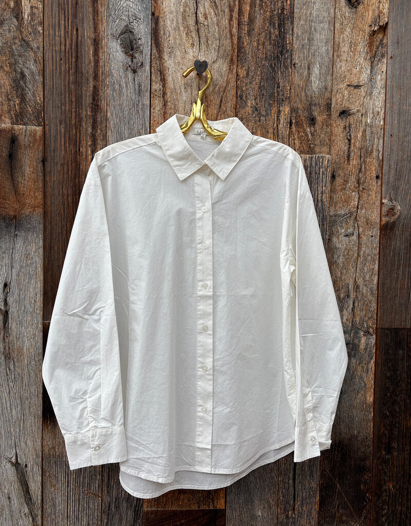 Z Supply Z Supply Elevated Poplin Shirt White