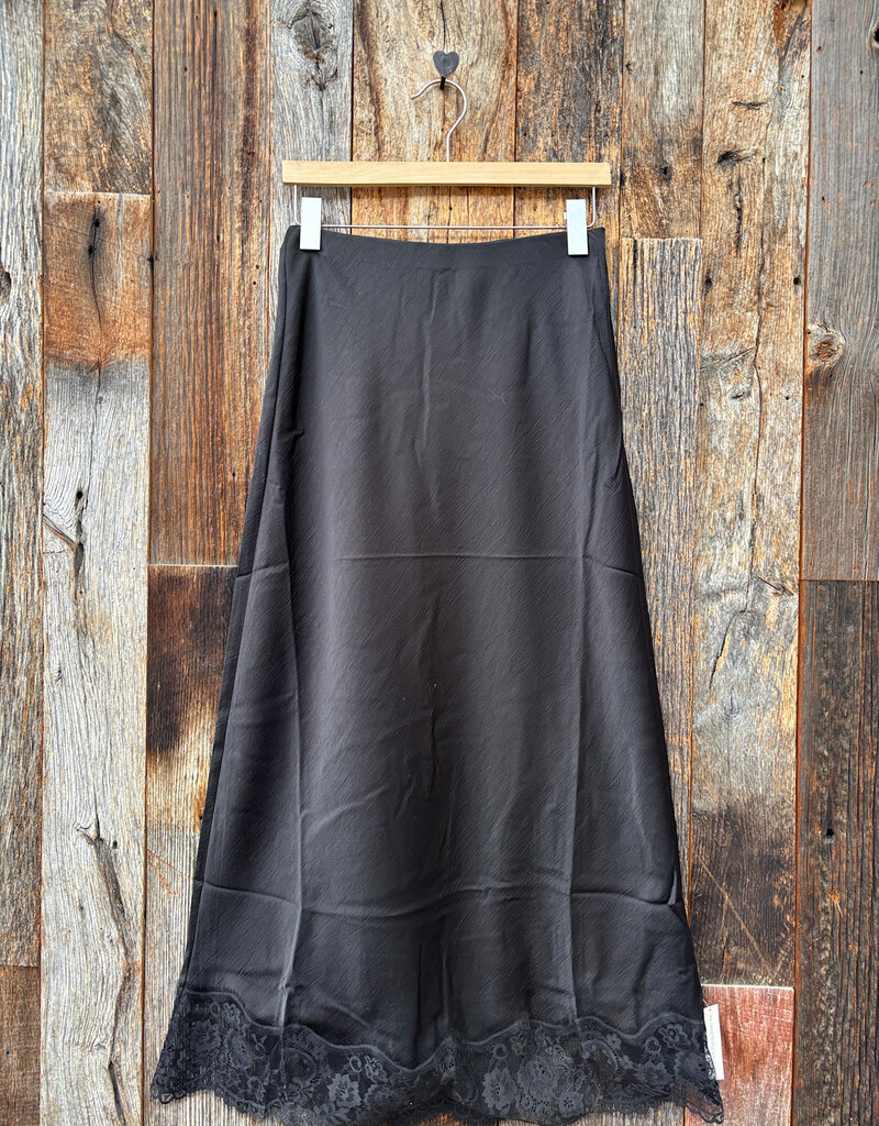 Z Supply Z Supply Cinder Lace Midi Skirt Black