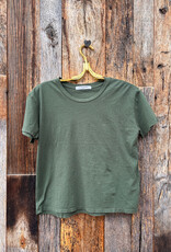 Perfect White Tee Harley S/S Boxy Crew Tee Fern Green