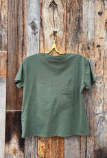 Perfect White Tee Harley S/S Boxy Crew Tee Fern Green