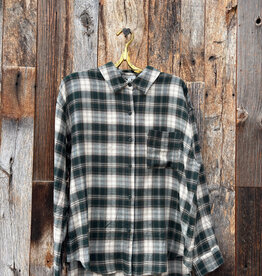 Z Supply Z Supply River Plaid Button Up Garland Green