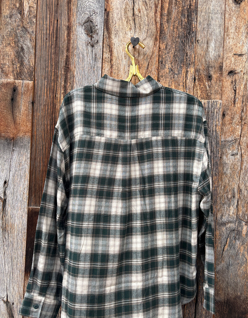 Z Supply Z Supply River Plaid Button Up Garland Green