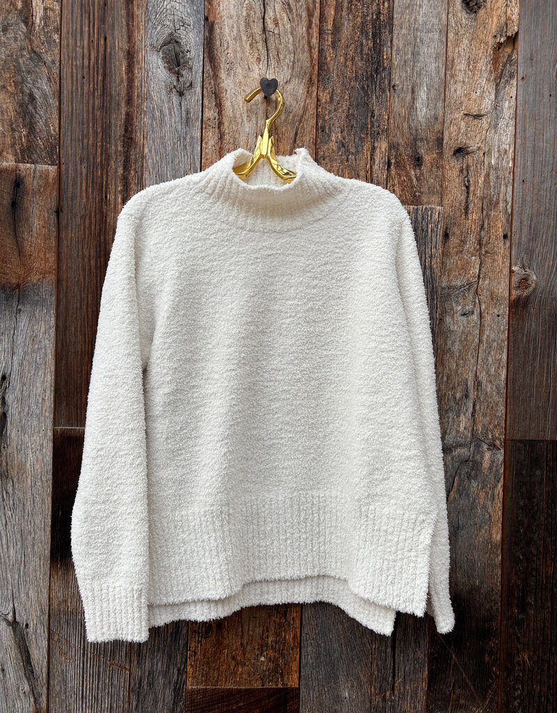 Dylan Dylan Mock Pullover Winter White