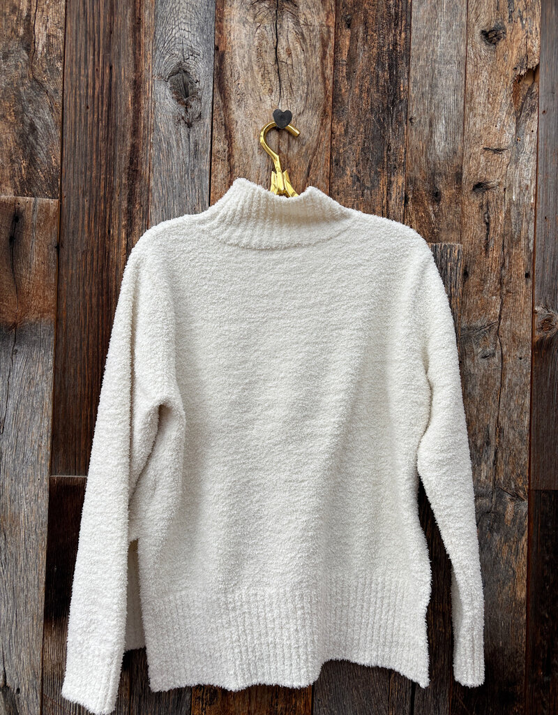 Dylan Dylan Mock Pullover Winter White