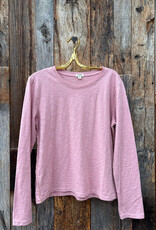 Dylan Dylan Blanket Stitch Classic Tee Vintage Pink