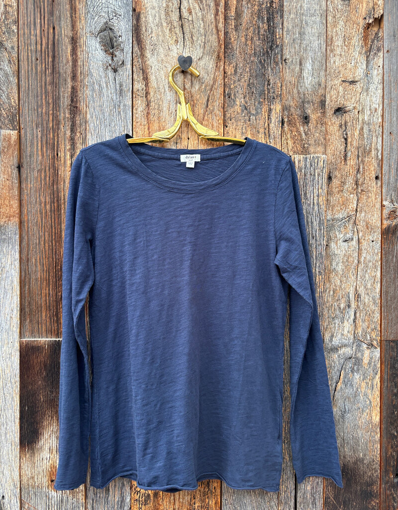 Dylan Dylan Vintage L/S Tee Navy