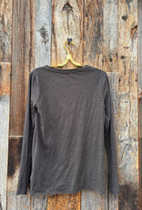 Dylan Dylan Vintage L/S Tee Charcoal