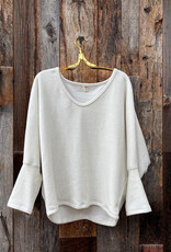 Dylan Dylan Deep V Dolman Soft White