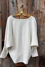Dylan Dylan Deep V Dolman Soft White