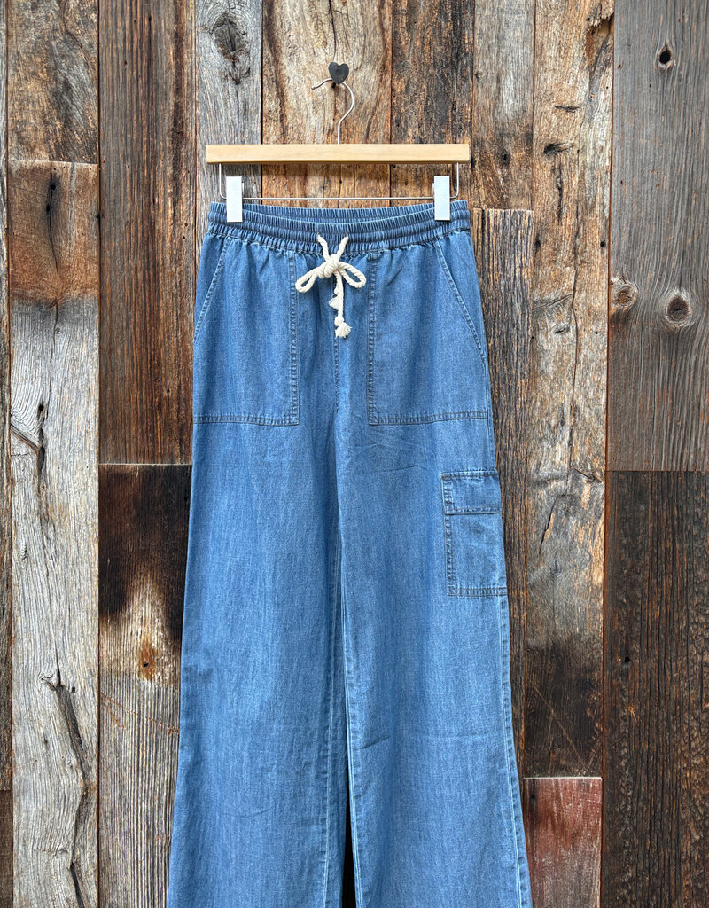 Dylan Dylan Cargo Pant Denim