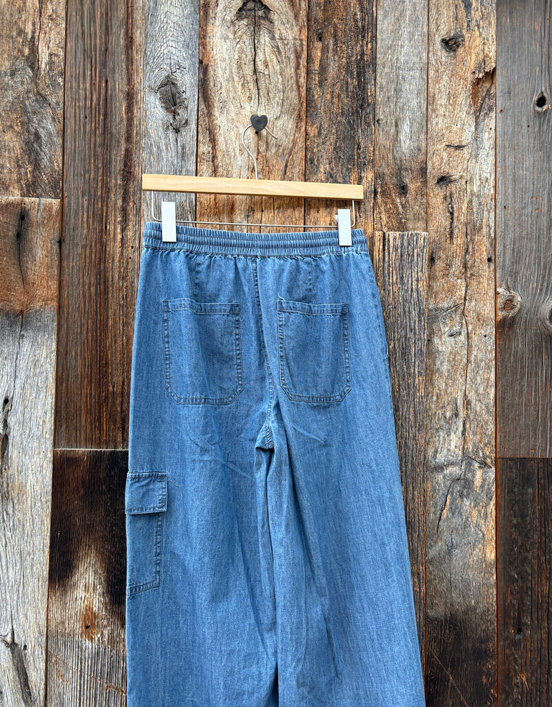 Dylan Dylan Cargo Pant Denim