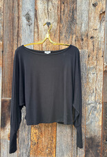 Dylan Dylan Dolman Sleeve Top Black
