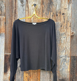 Dylan Dylan Dolman Sleeve Top Black