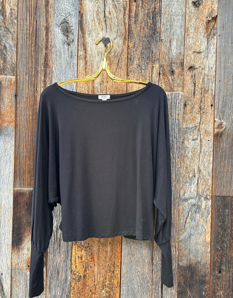 Dylan Dylan Dolman Sleeve Top Black