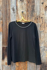 Dylan Dylan L/S Harlow Crew Black