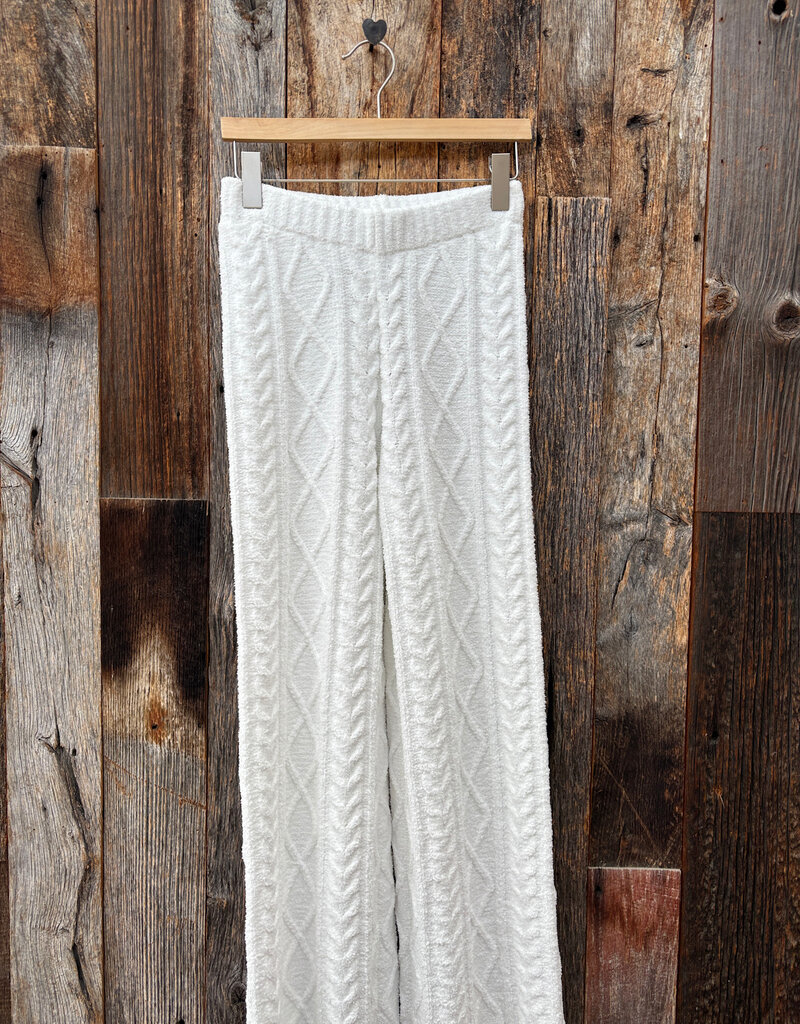 Z Supply Z Supply Gemma Cable Pant Vanilla Ice