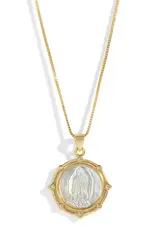 Joy Dravecky Joy Dravecky Empress Guadalupe Necklace in Gold
