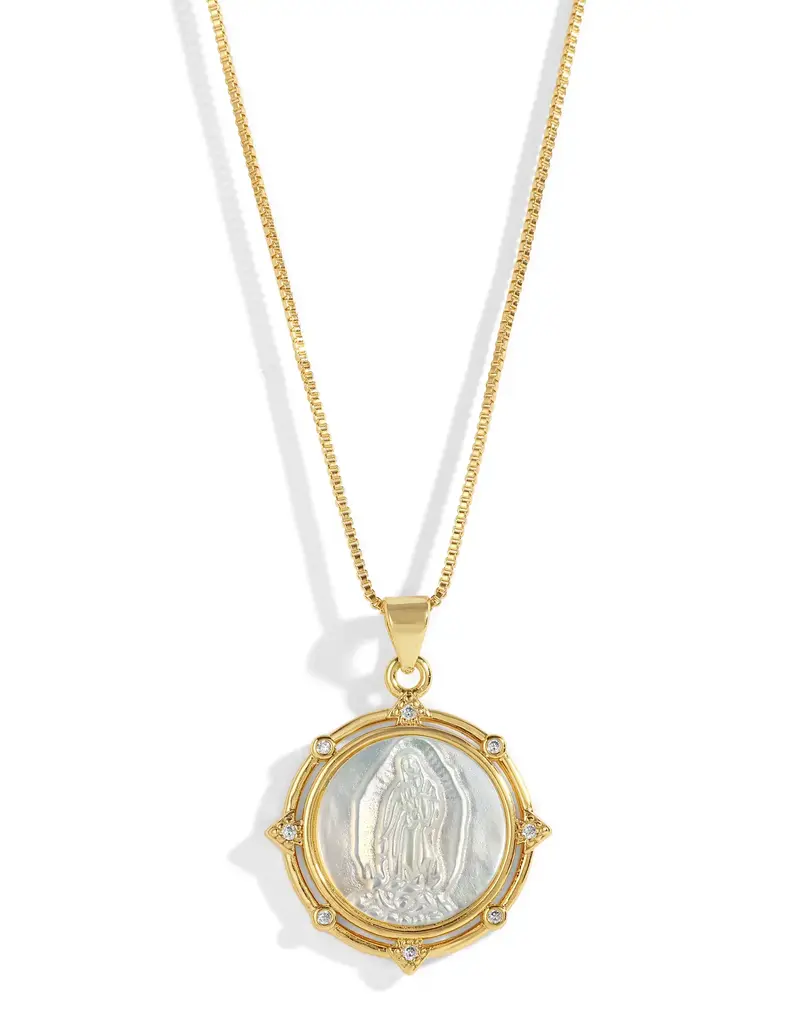 Joy Dravecky Joy Dravecky Empress Guadalupe Necklace in Gold