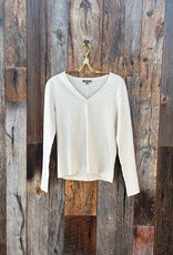 Lilla P Lilla P Long Sleeve V-Neck Stone