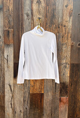 Lilla P Lilla P Long Turtleneck White