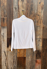 Lilla P Lilla P Long Turtleneck White