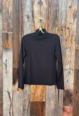 Lilla P Lilla P Long Turtleneck Black