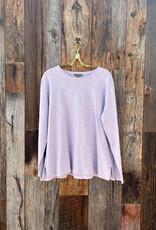 Lilla P Lilla P Long Sleeve Boyfriend Tee Orchid