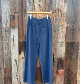 Lilla P Lilla P Patch Pocket Straight Leg Pant Ink