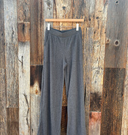Project Social T Project Social T Shea Rib Wide Leg Pant Charcoal