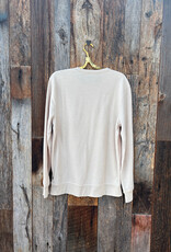 True Grit True Grit Whiskey Waffle Crew Slub Sweatshirt Oatmeal