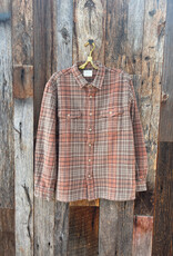 True Grit True Grit Drifter Plaid L/S 2 Pocket Shirt Saddle
