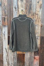 True Grit True Grit Apres Lux Chenille 1/4 Zip Pullover Olive