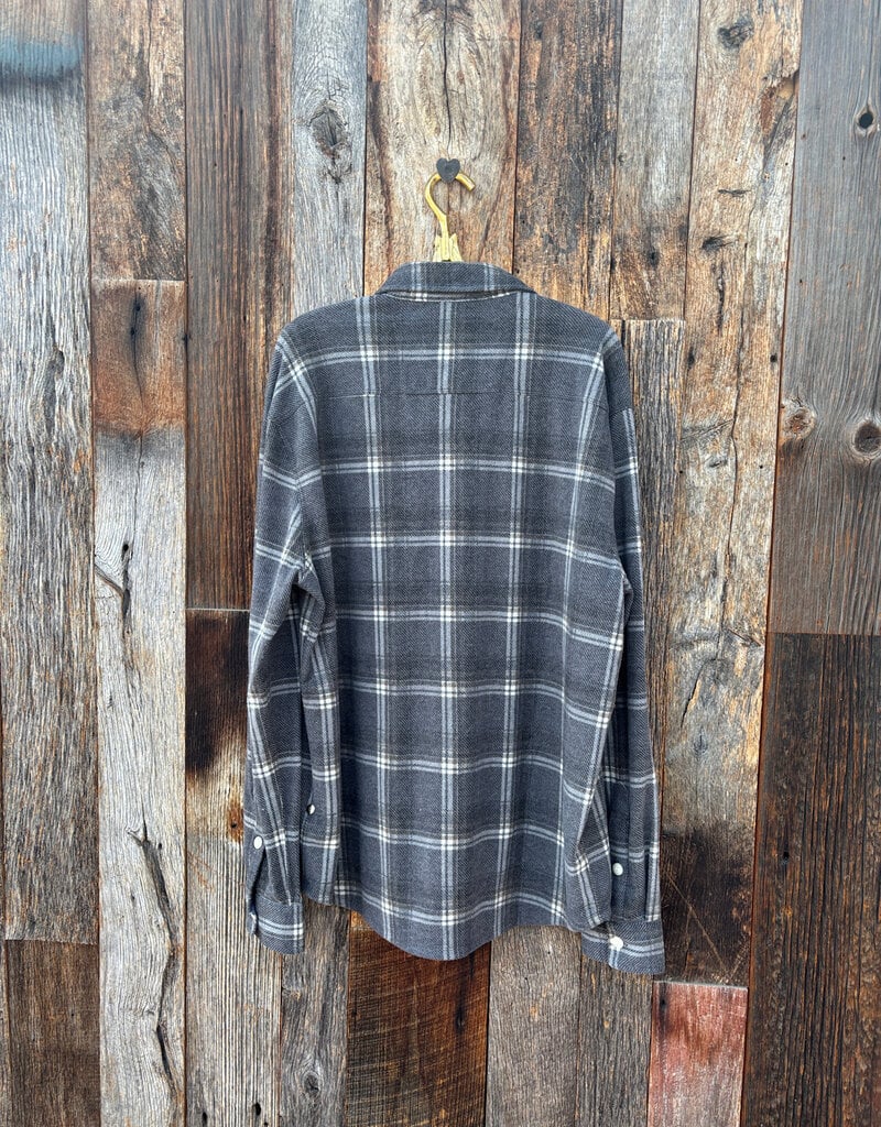 True Grit True Grit Alta Plaid L/S 2 Pocket Shirt Grey