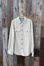 True Grit True Grit Best Stretch Cord L/S 2 Pocket Shirt Winter White