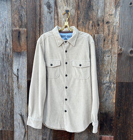 True Grit True Grit Best Stretch Cord L/S 2 Pocket Shirt Winter White