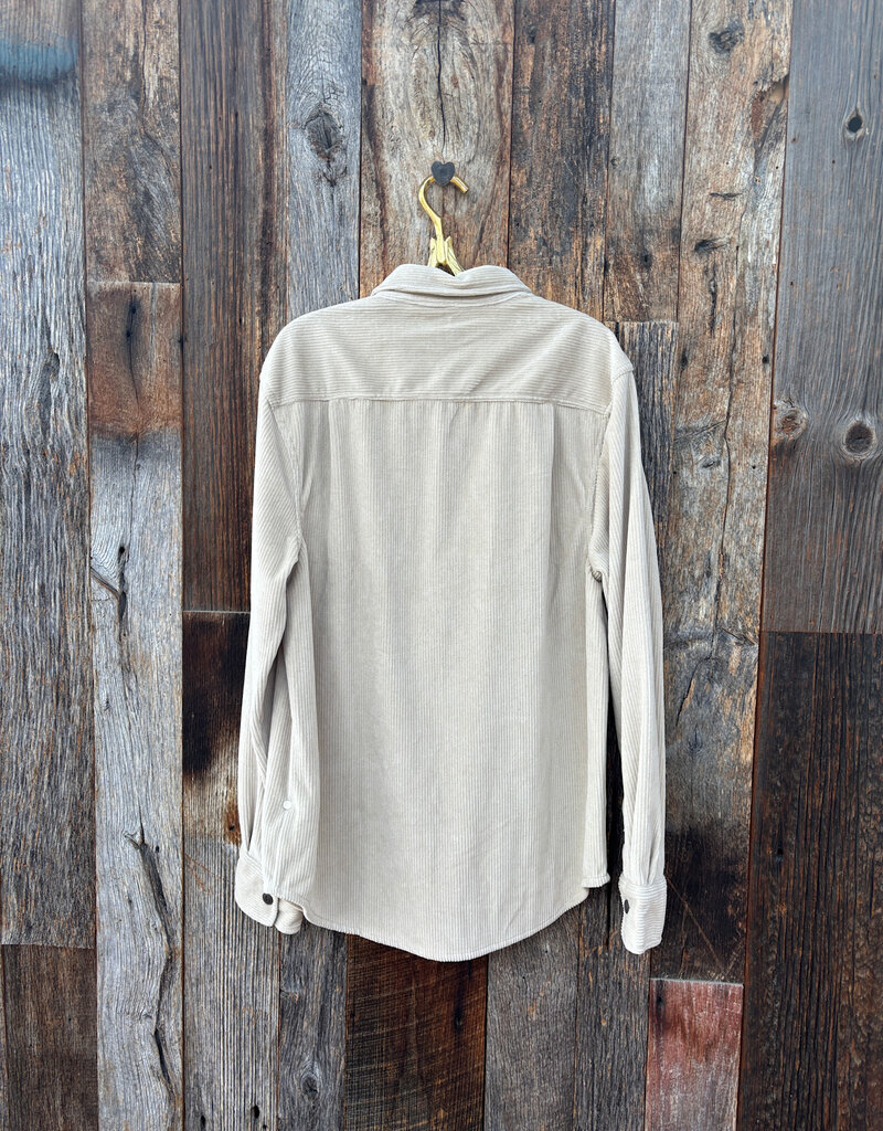 True Grit True Grit Best Stretch Cord L/S 2 Pocket Shirt Winter White