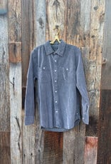True Grit True Grit Cozy Cut Cord L/S 2 Pocket Work Shirt Carbon