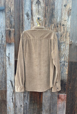 True Grit True Grit Best Stretch Cord L/S 2 Pocket Shirt Khaki