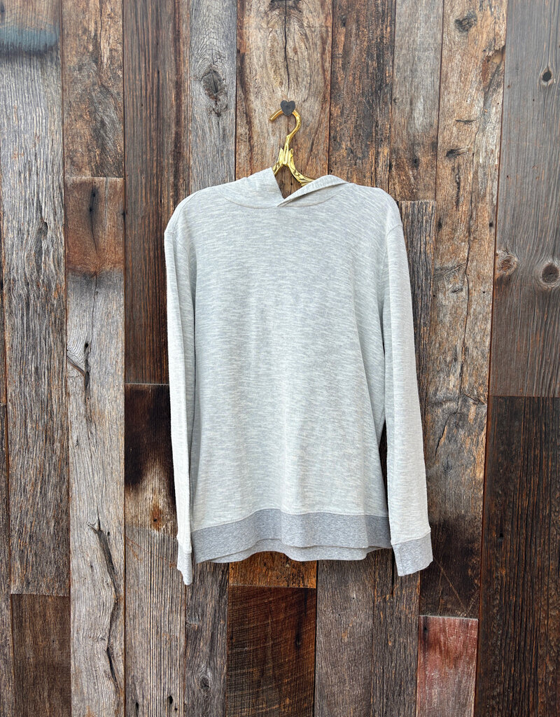 True Grit True Grit Varsity Greys Hoodie Heather Grey