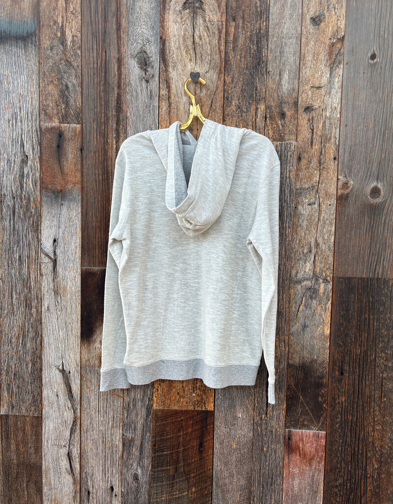 True Grit True Grit Varsity Greys Hoodie Heather Grey