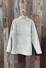 True Grit True Grit Luxe Stadium 1/4 Zip Pullover Natural